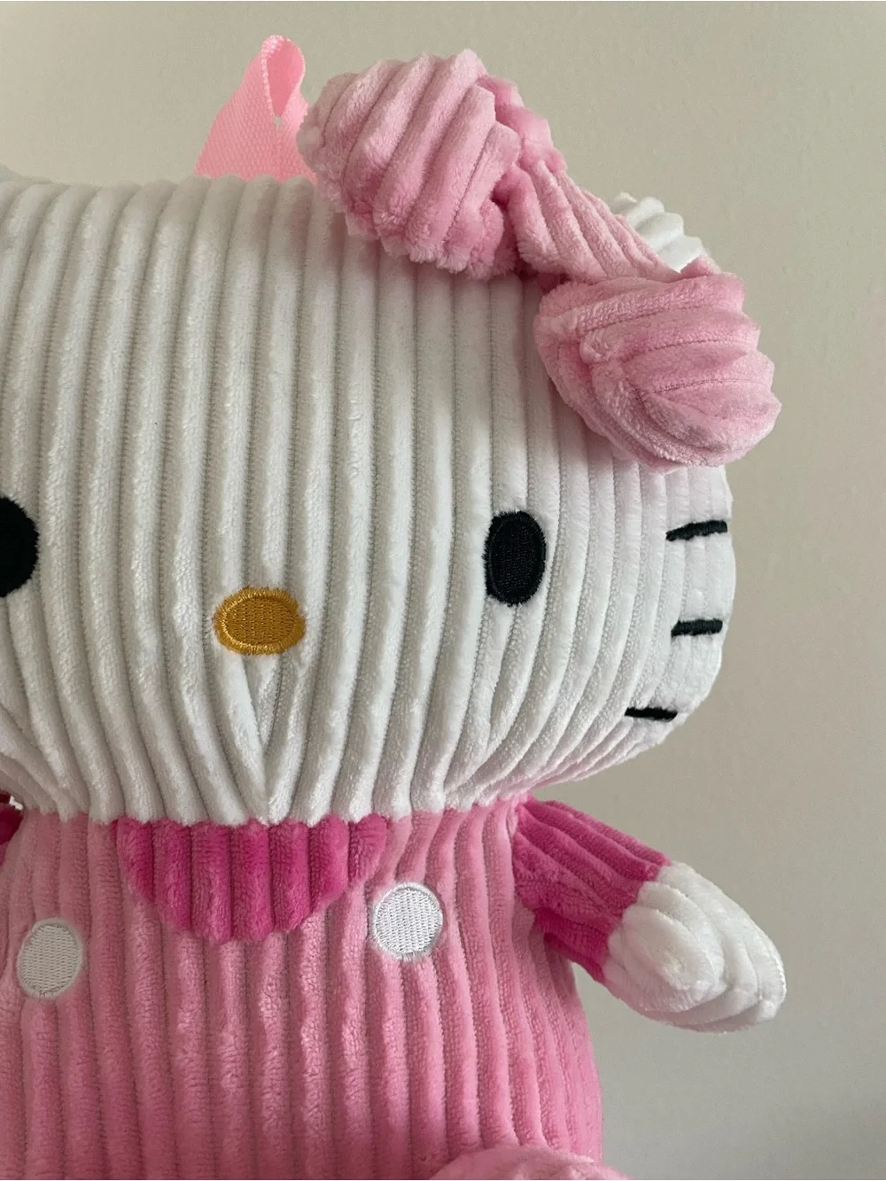 NWOT Sanrio Hello Kitty Plush Corduroy Backpack